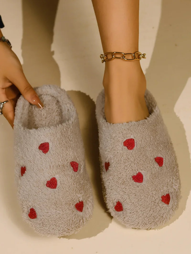 Aurora Cloud Heart Slippers
