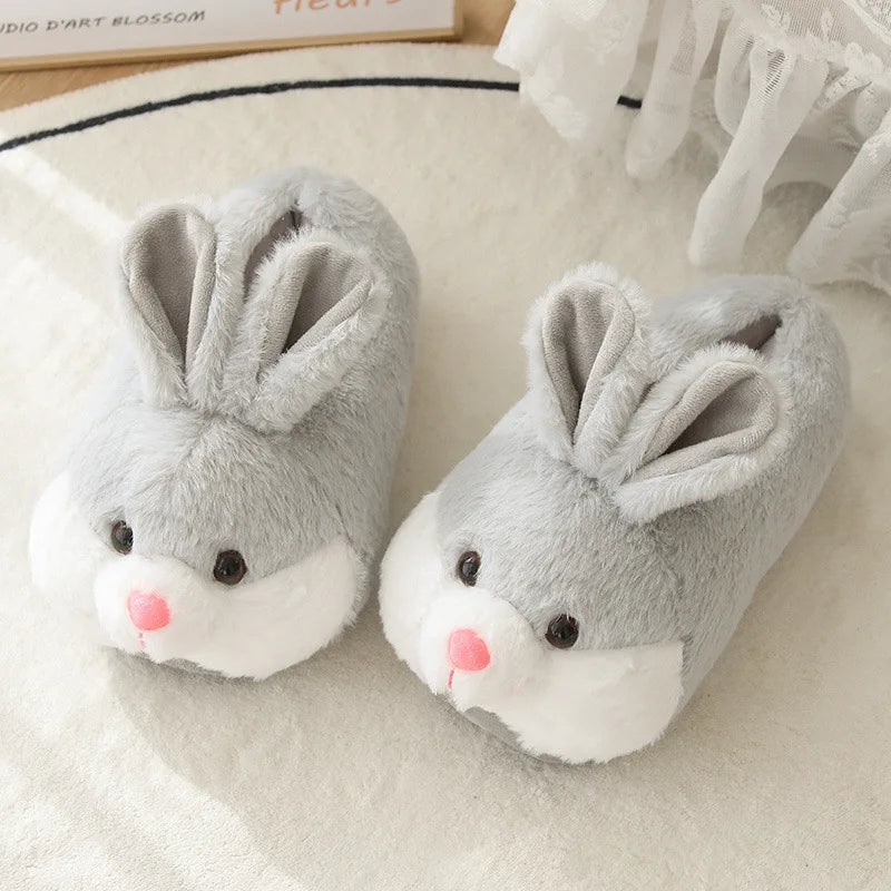 Cozy Bunny Plush Slippers
