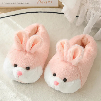 Cozy Bunny Plush Slippers