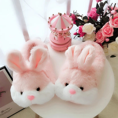 Cozy Bunny Plush Slippers