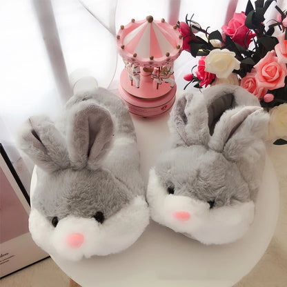 Cozy Bunny Plush Slippers