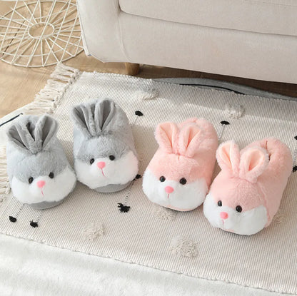 Cozy Bunny Plush Slippers