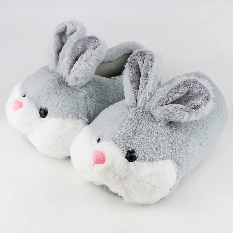 Cozy Bunny Plush Slippers
