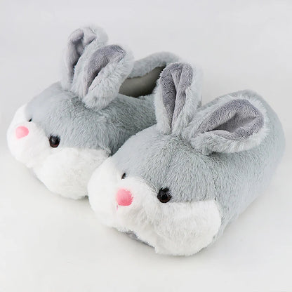 Cozy Bunny Plush Slippers