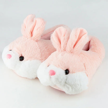 Cozy Bunny Plush Slippers