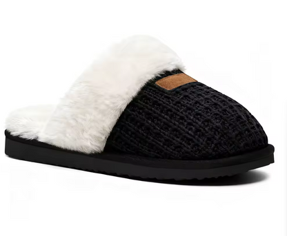 Valentina Plush Knit Slippers